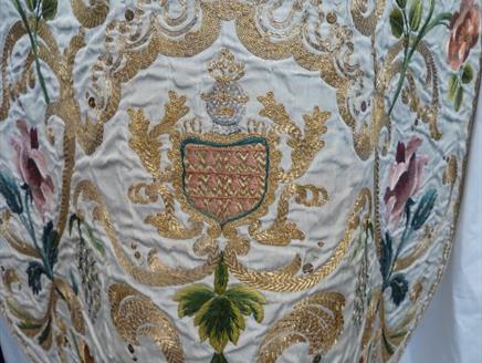 Exhibition of 18th century church vestments at St. Mary's Church