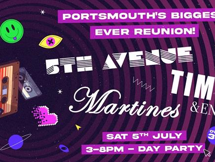 Poster for the 5th Avenue, Time & Envy and Martines Reunion