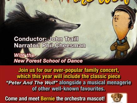 City of Southampton Orchestra Family Concert - Peter and the Wolf at Central Hall, Southampton
