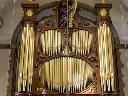 Photograph of the Organ at Portsmouth Cathedral