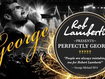 Poster for an evening with George Michael tribute act.