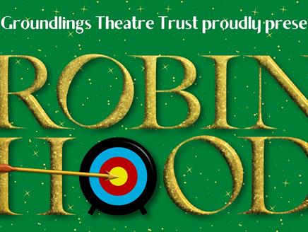 Poster image for the Robin Hood Christmas Panto at Groundlings Theatre