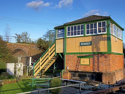 Romsey signal box.