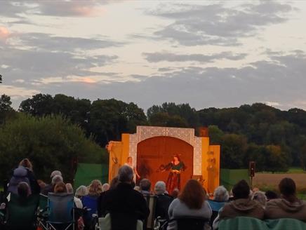 Rain or Shine presents 'The Importance of Being Earnest' at Rockbourne Roman Villa