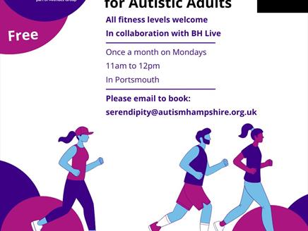 Decorative graphic for the running group