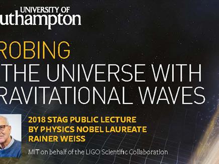 2018 STAG Public Lecture: Probing The Universe With Gravitational Waves