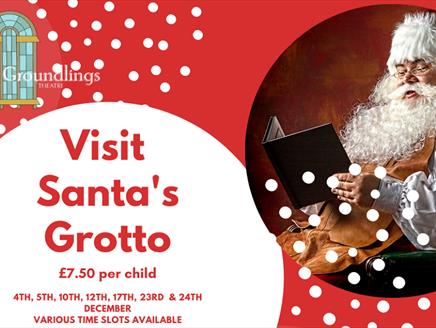 Flyer image for Santa's Grotto at the Groundlings Theatre