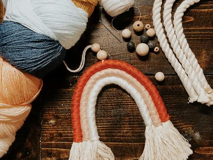 Children's Macrame Rainbow Workshop at Sage and Salt Studio