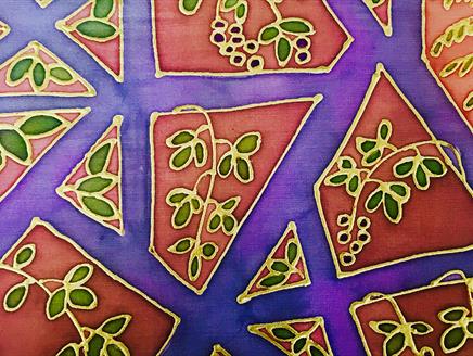 Silk Painting Workshop at Sandham Memorial Chapel