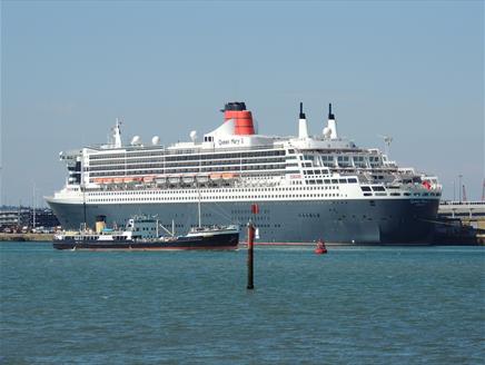 Steamship Shieldhall Morning Southampton Docks Cruise