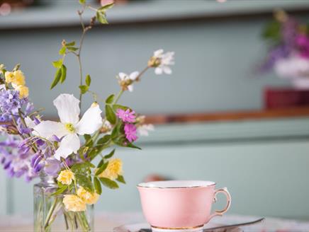 Summer Afternoon Tea on the South Lawn at Chawton House