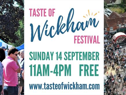 Poster for Taste of Wickham Festival 2025