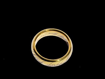 The Golden Ring from Lord of the Rings