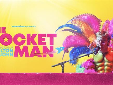 Poster for The Rocket Man tour.