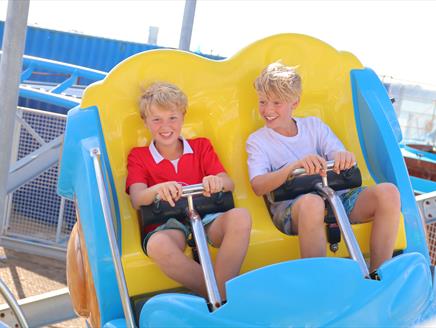 Clarence Pier Amusement Park in Portsmouth