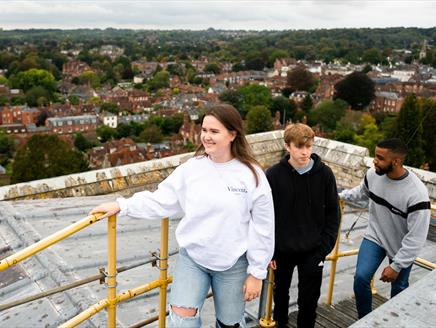 Tower Tour at Winchester Cathedral