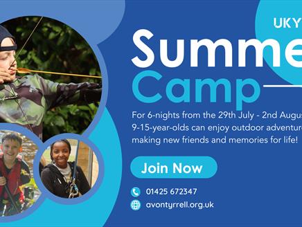Summer Camp at Avon Tyrrell Outdoor Centre