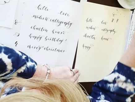 Modern Dip Pen Calligraphy Workshop at Chawton House