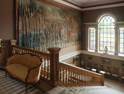The main staircase at Stansted House.