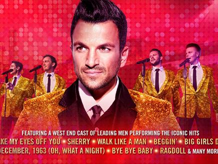 Poster featuring Peter Andre in The Best of Frankie Valli and the Four Seasons