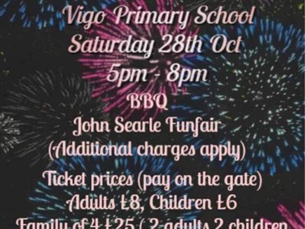 Fireworks Display at Vigo Primary School, Andover