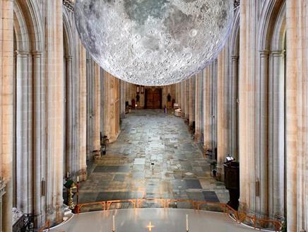 Museum of the Moon at Winchester Cathedral