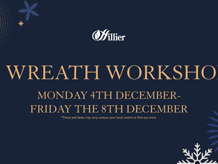 Wreath Workshop at Hillier Garden Centre Three Legged Cross