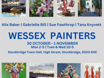 Wessex Painters art exhibition at Stockbridge Town Hall