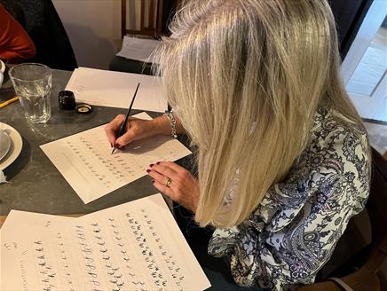 Modern Calligraphy for Beginners - Christmas at Black Chalk Vineyard