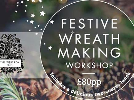 Festive Wreath Making Workshop at No 5 Bridge Street