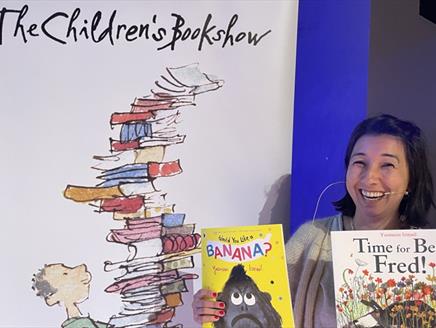 Yasmeen Ismail at an event by The Children's Bookshow
