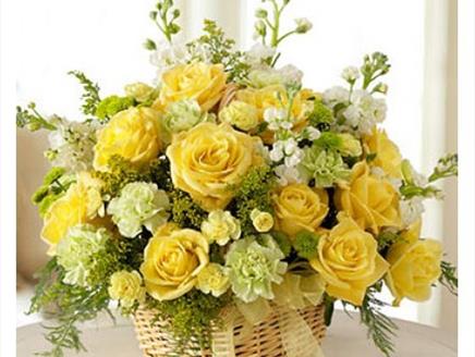 Basket Arrangements  at Furzey Gardens