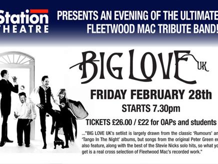 Big Love UK: Fleetwood Mac Tribute Poster