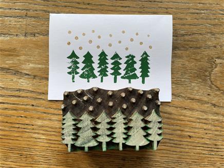 Christmas Block Printing Workshop