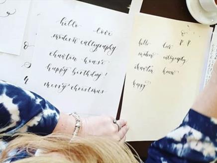 Modern Calligraphy Workshop at Chawton House