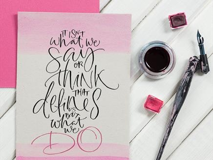 Beginners Nib Calligraphy Workshop in Gosport