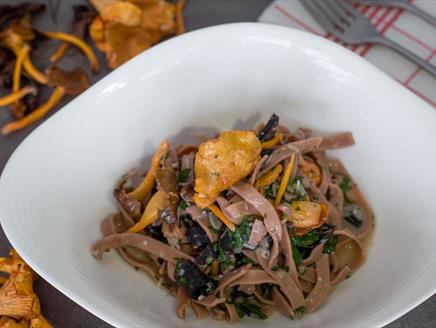 Cooking with Fungi Cooker Class at The Kitchen at Chewton Glen