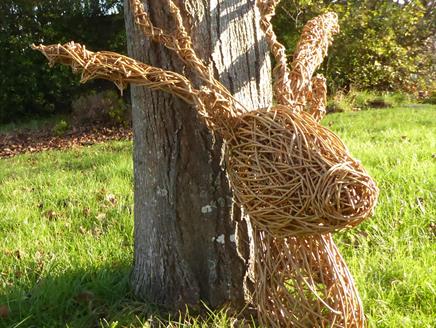 Willow Deer Head Sculpture Workshop at Queen Elizabeth Country Park