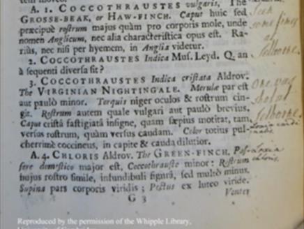 Annotating Nature in Gilbert White's Selborne