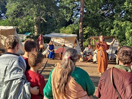 An Evening with the Anglo Saxons at Rockbourne Roman Villa