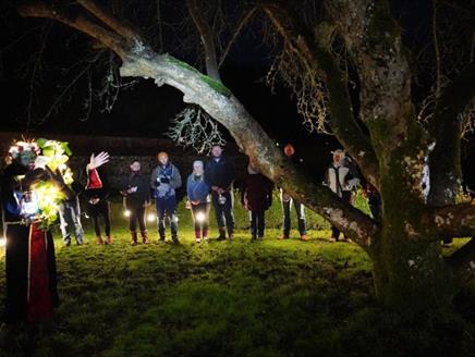 Evening Orchard Wassail at Chawton House