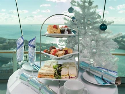 Festive High Tea at Emirates Spinnaker Tower