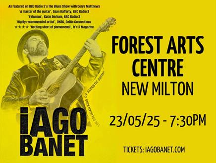 Iago Banet, 'The Galician King of Acoustic Guitar' at Forest Arts Centre