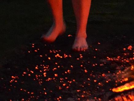 Firewalk at Hambrooks Garden Centre