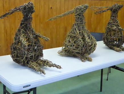 Willow Moon Gazing or Sitting Hare Workshop at Queen Elizabeth Country Park
