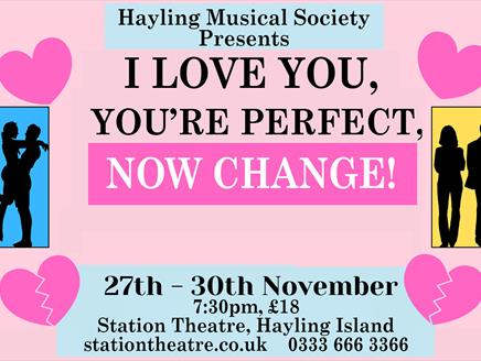 Poster for "I love you, you're perfect, now change"