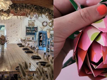 Origami Flower Crown