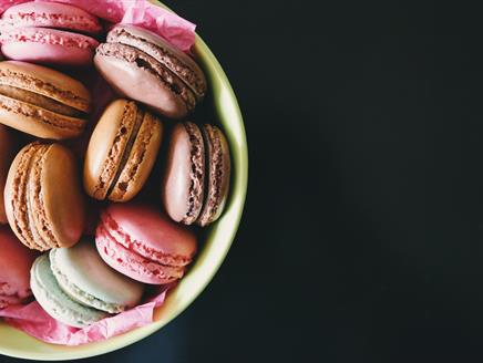 Macaroons at Season Cookery School at Lainston House