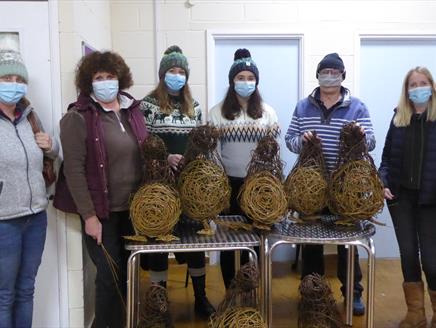 Willow Penguin Weaving Workshop at Burley Village Hall