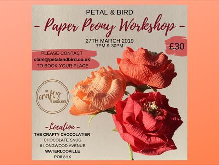 Paper Peony Workshop with Petal & Bird